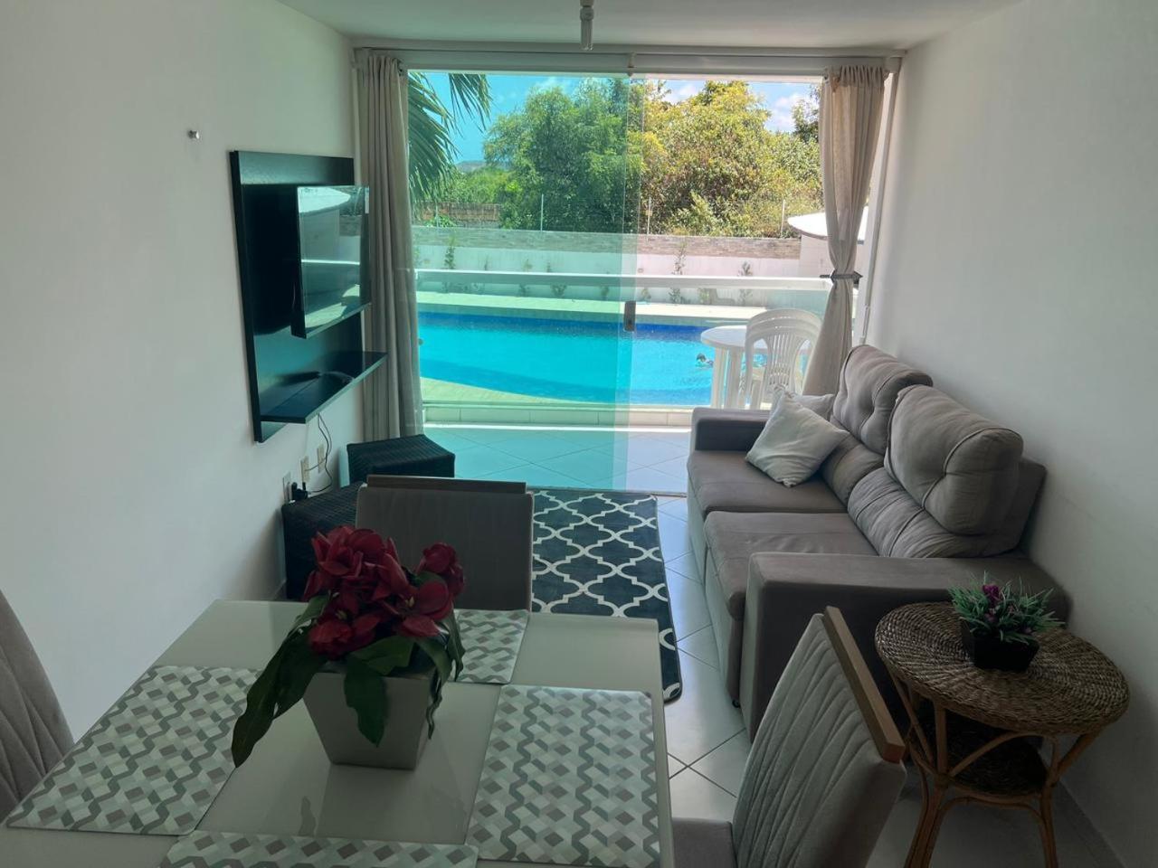 Апартаменты Mar E Sol Residencial 2 Quartos C Ar Condicionado,500 Metros Da Praia De Jacuma Конди Экстерьер фото
