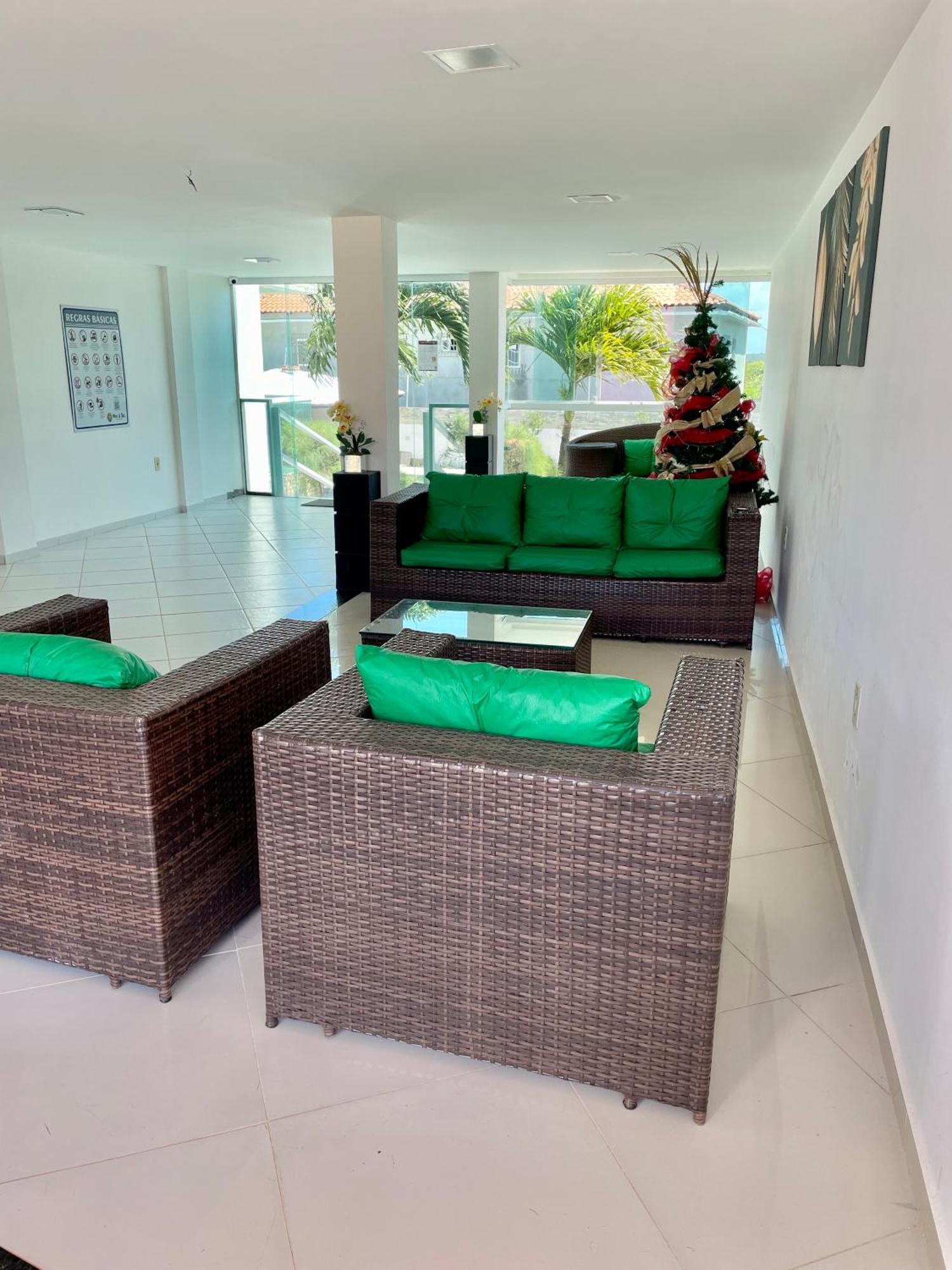Апартаменты Mar E Sol Residencial 2 Quartos C Ar Condicionado,500 Metros Da Praia De Jacuma Конди Экстерьер фото