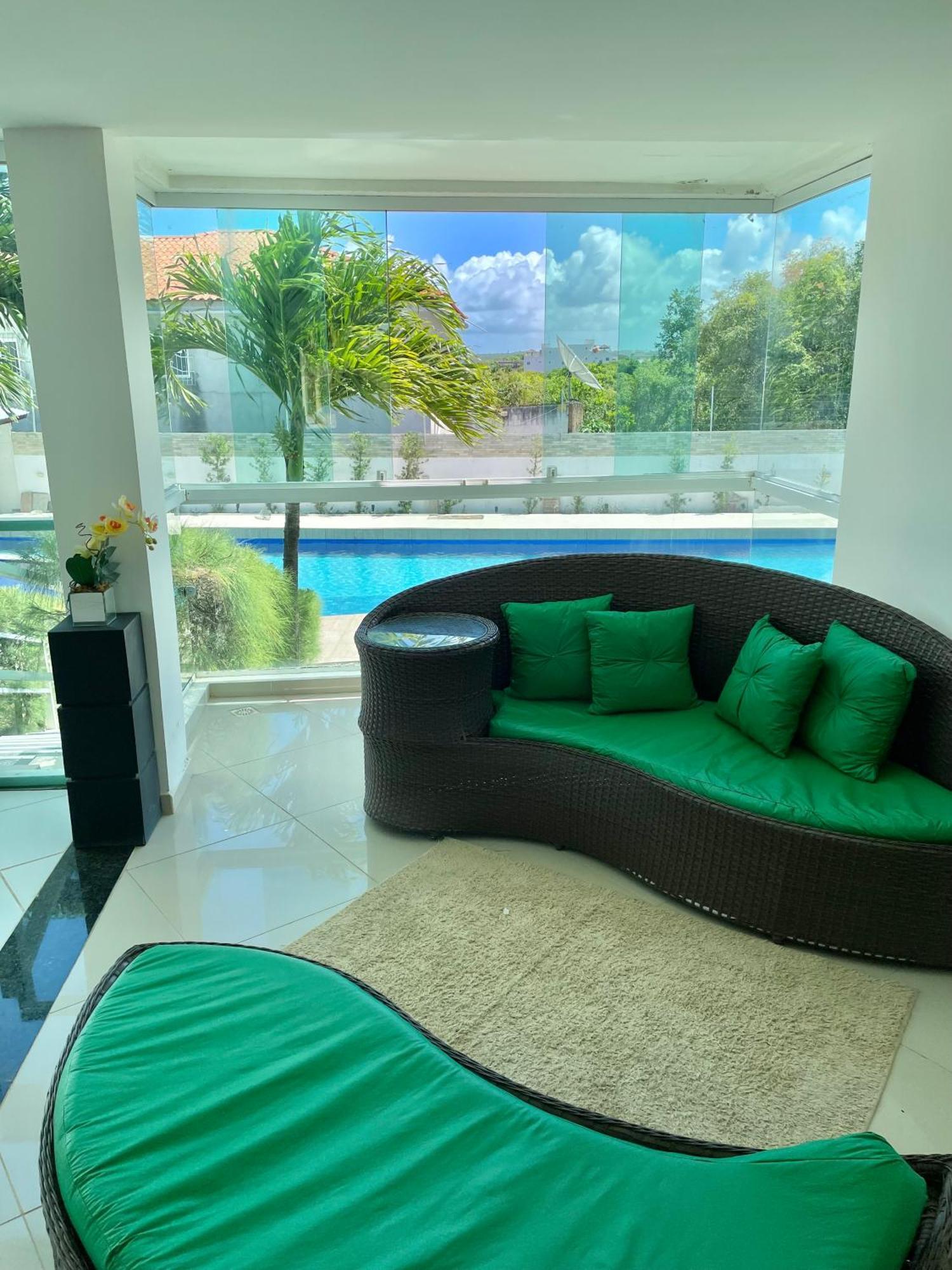 Апартаменты Mar E Sol Residencial 2 Quartos C Ar Condicionado,500 Metros Da Praia De Jacuma Конди Экстерьер фото